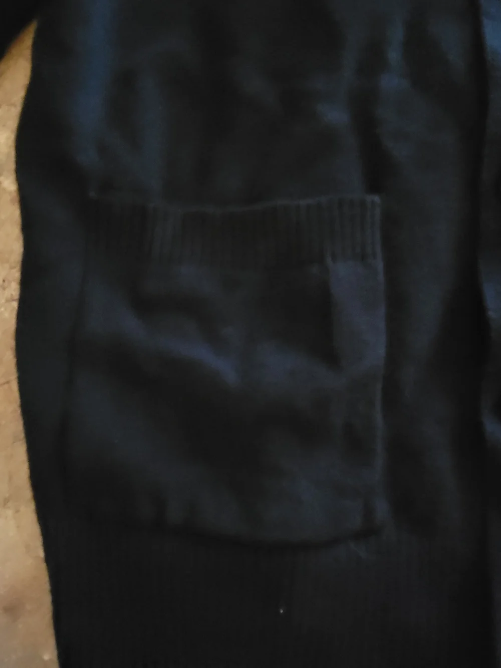 Goodfellow & Co Black V-Neck Button Front Cardigan